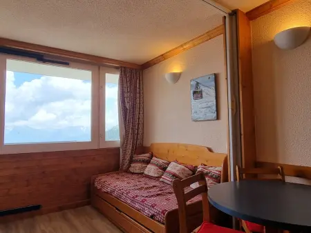 Studio 26m² skis aux pieds, vue Mont-Blanc, animaux OK : photo 8