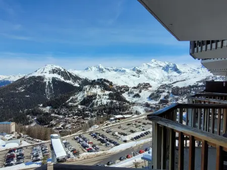 Studio 26m² skis aux pieds, vue Mont-Blanc, animaux OK : photo 10