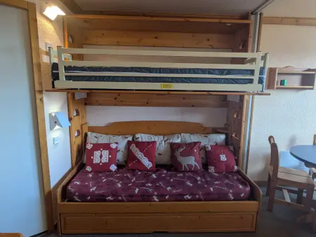 Studio 26m² skis aux pieds, vue Mont Blanc à Plagne Aime : photo 9