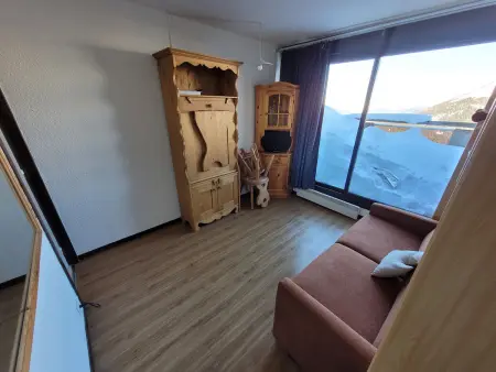 Studio 17m² skis aux pieds à Plagne Aime 2000 : photo 3