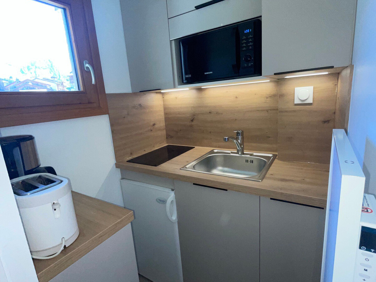 Studio mezzanine 28m² vue pistes à Plagne Village - Photo 4
