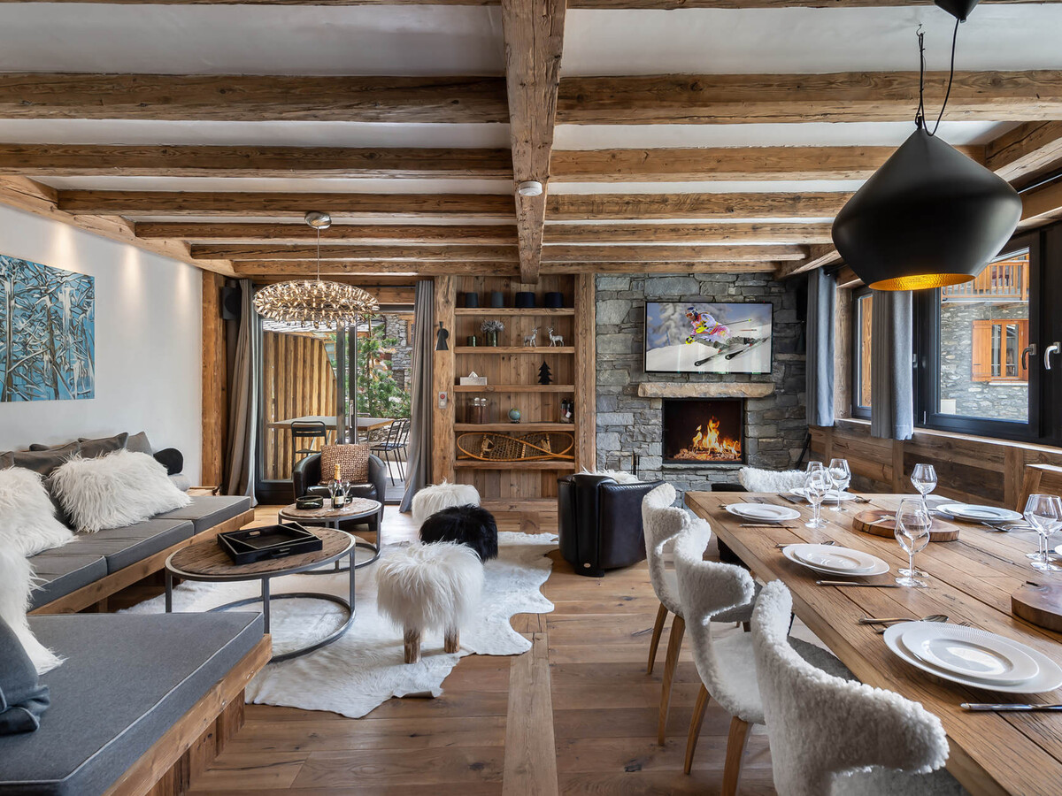 Appartement 4 chambres spa nordique et hammam Val-d'Isère - Photo 1