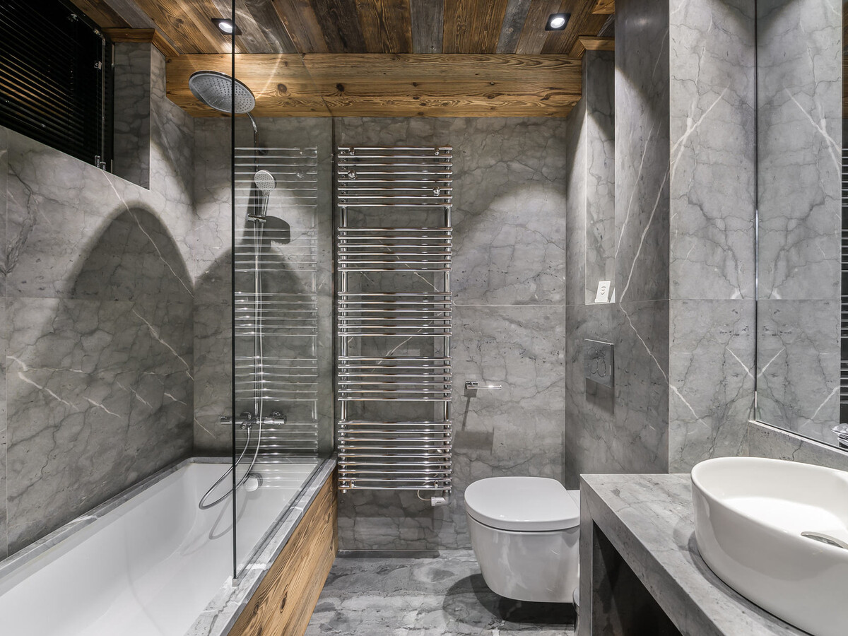 Appartement 4 chambres spa nordique et hammam Val-d'Isère - Photo 6