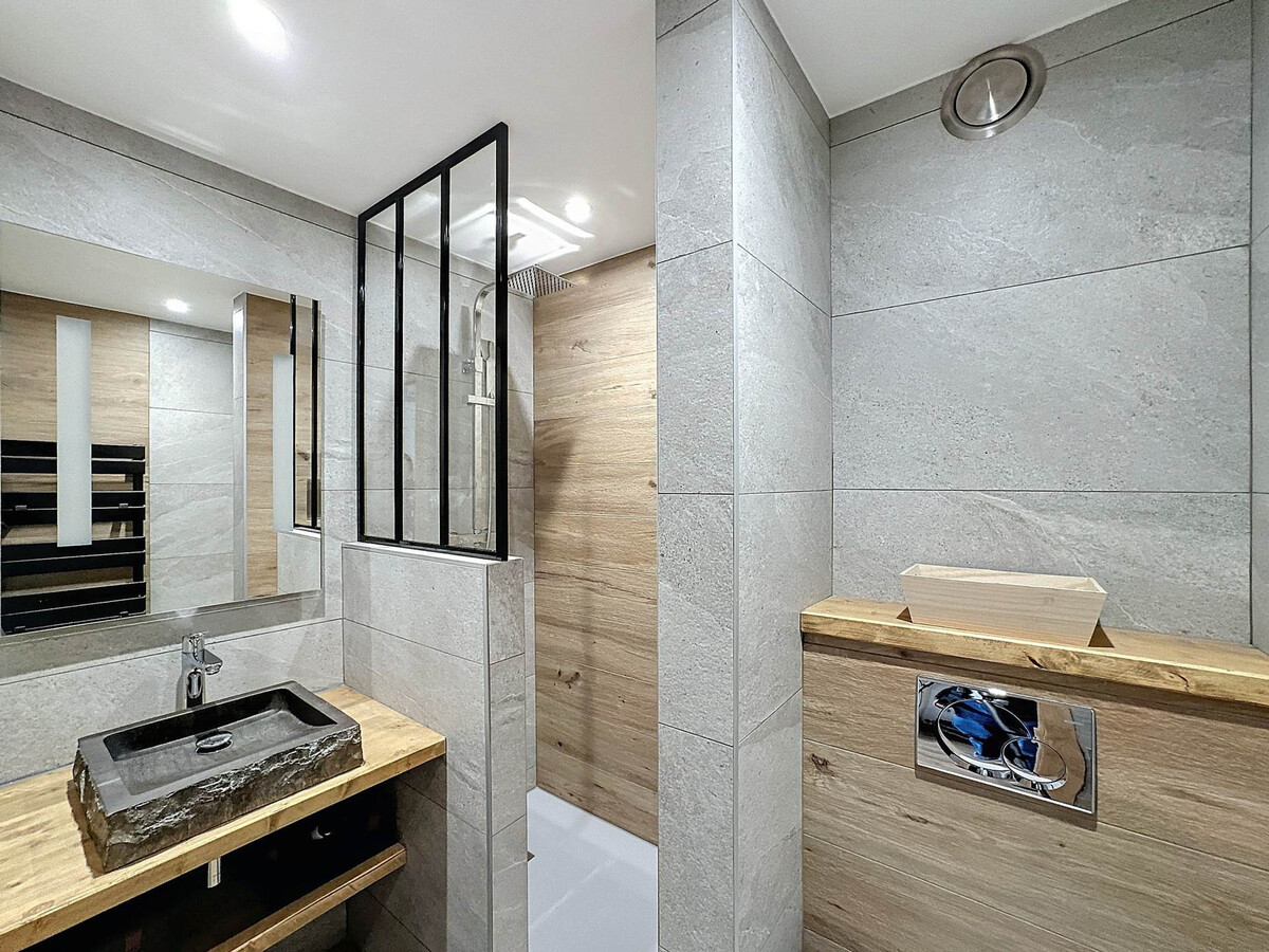 Studio 22 m² rénové 4 pers. aux pieds des pistes - Photo 11