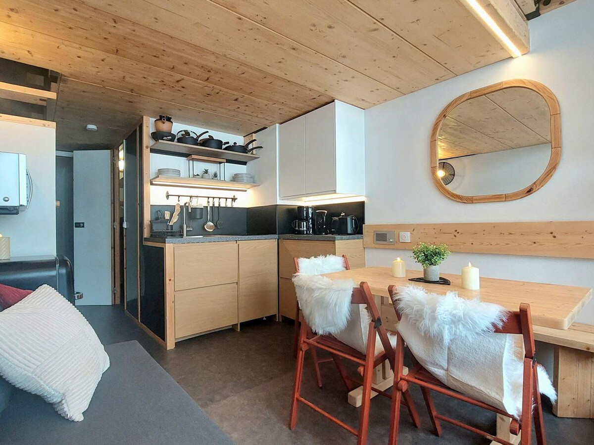 Duplex mezzanine 5 pers. · Ski aux pieds · Vue Mont Blanc - Photo 4