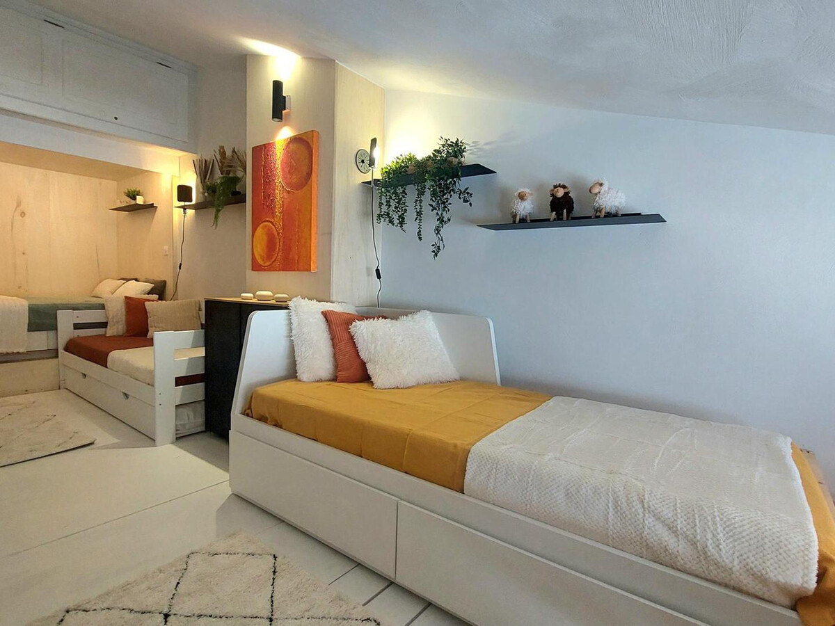 Duplex mezzanine 5 pers. · Ski aux pieds · Vue Mont Blanc - Photo 9