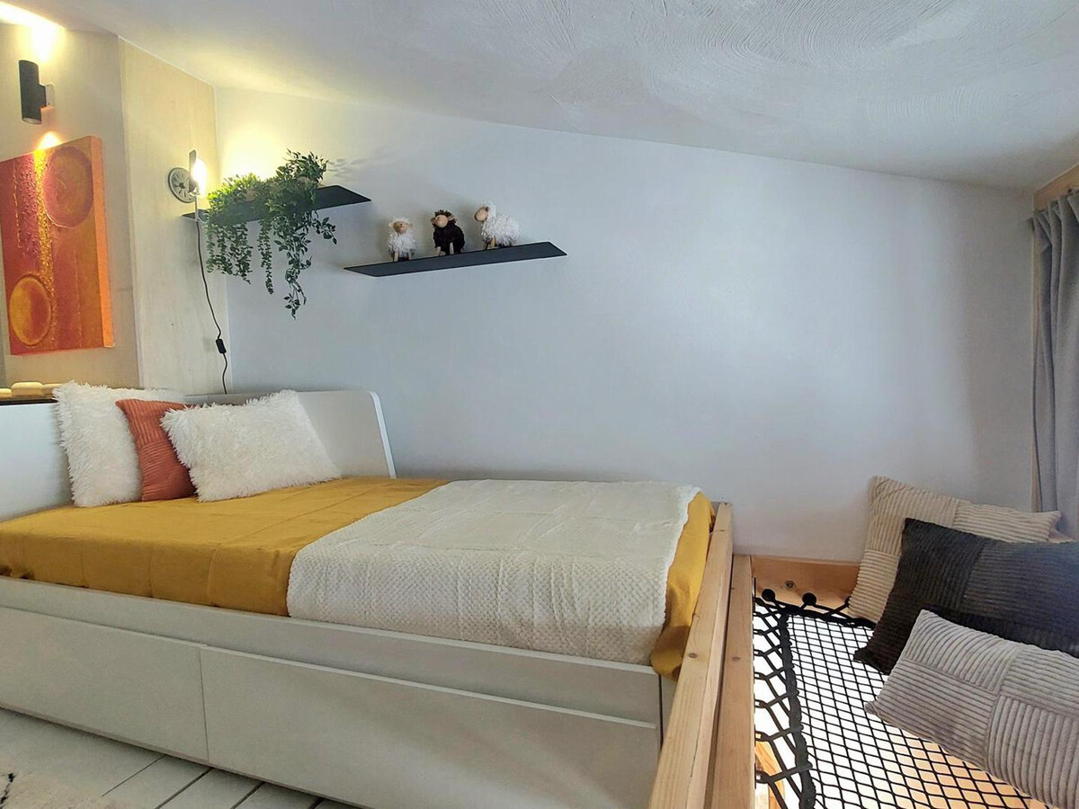Duplex mezzanine 5 pers. · Ski aux pieds · Vue Mont Blanc - Photo 10