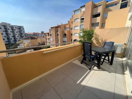 T3 climatisé avec piscine partagée, proche plage - Le Barcarès : photo 12