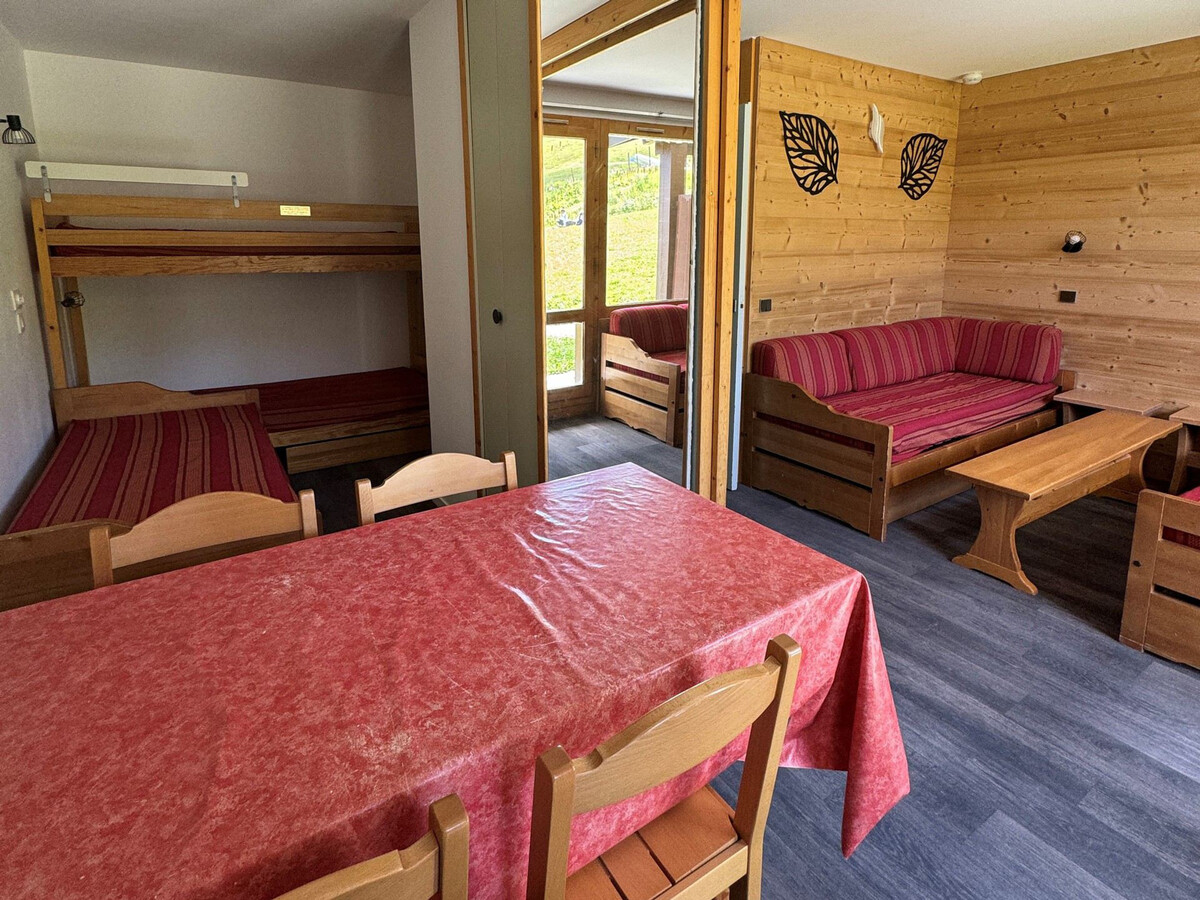 Studio 28m² · 4 personnes · Terrasse vue pistes - Photo 1