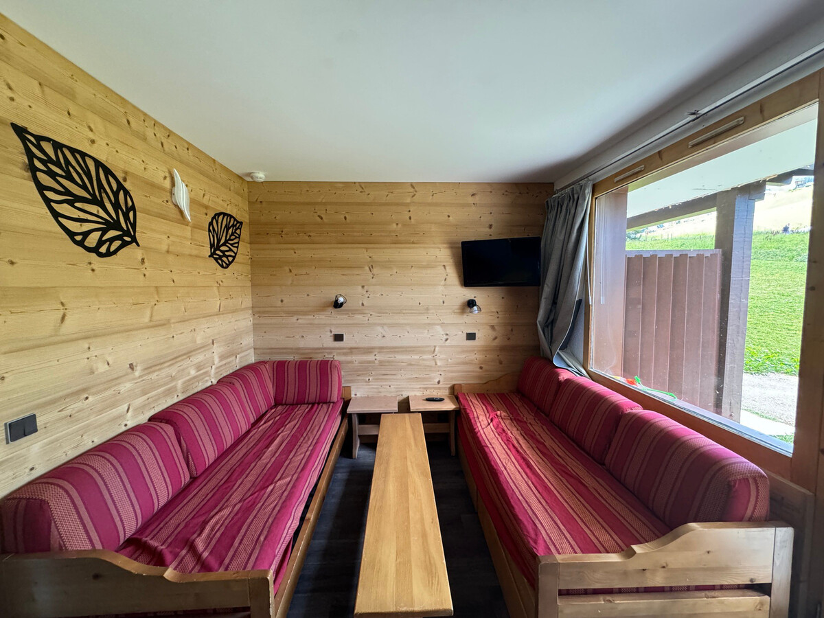 Studio 28m² · 4 personnes · Terrasse vue pistes - Photo 2