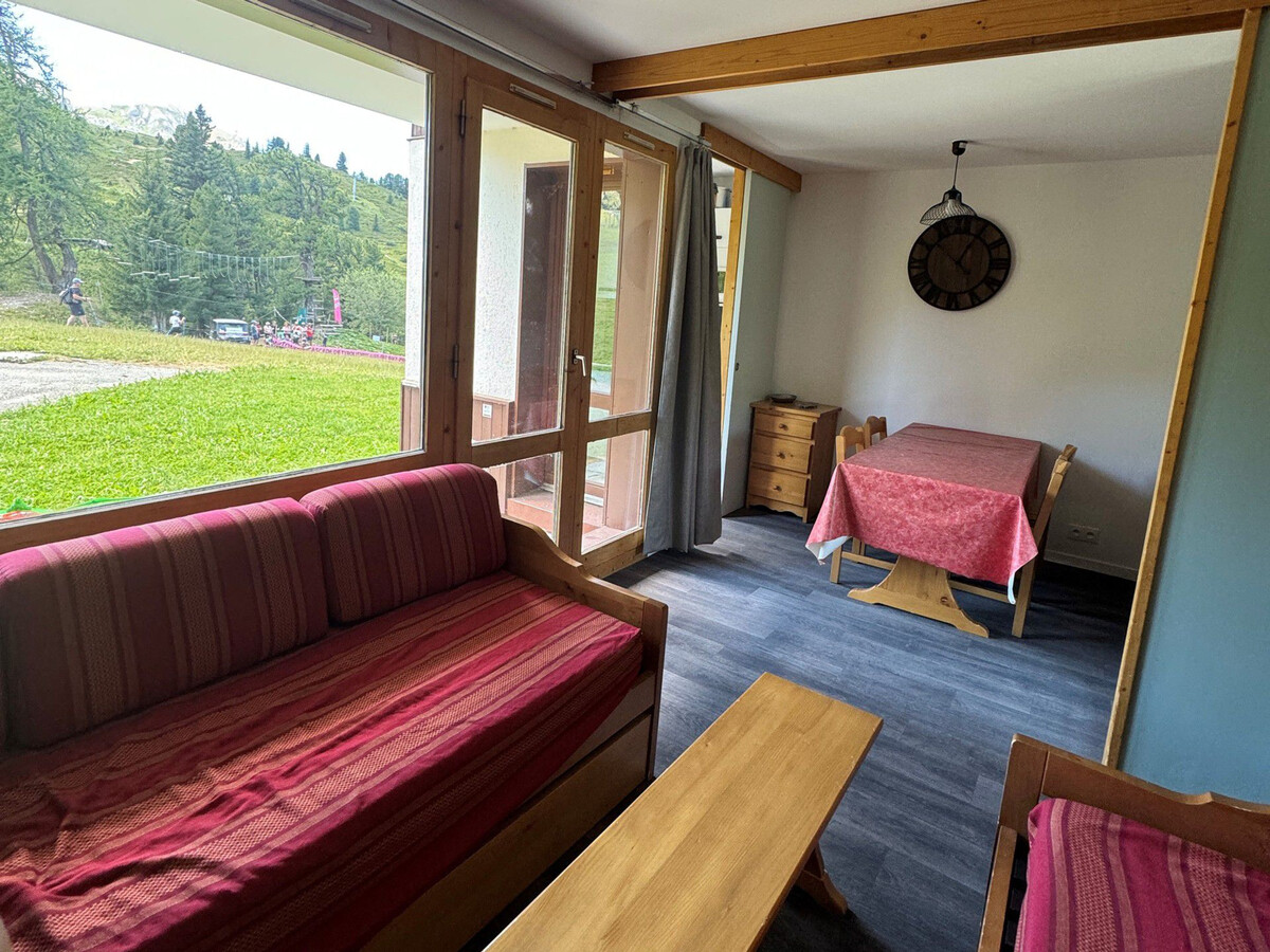 Studio 28m² · 4 personnes · Terrasse vue pistes - Photo 3