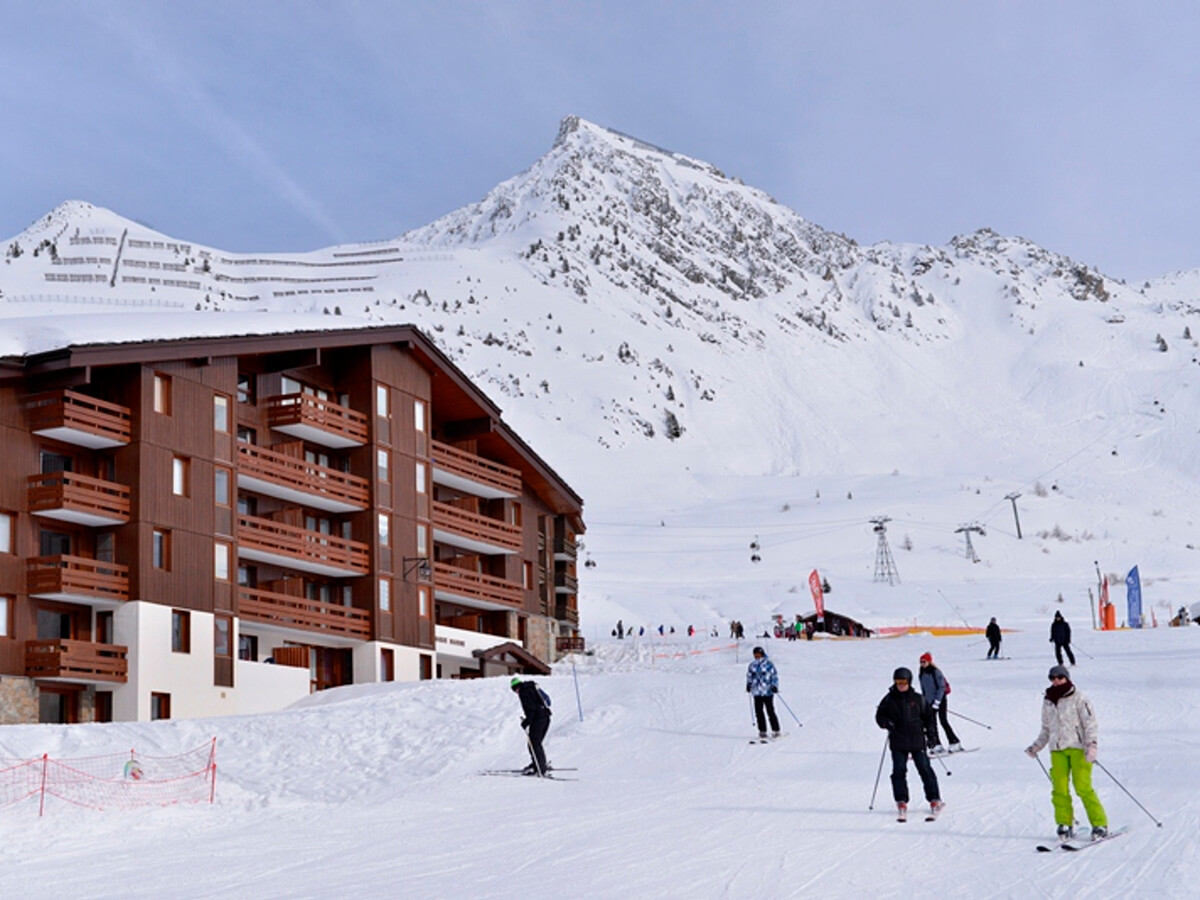 Studio 28m² · 4 personnes · Terrasse vue pistes - Photo 12