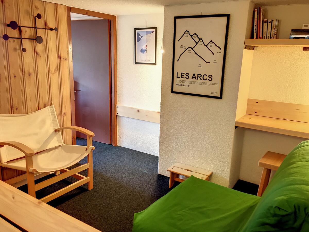 Studio mezzanine 4 pers. aux Arcs, balcon sud pied pistes - Photo 5