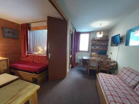 Location appartement à Valmorel, Studio idéal skieurs et familles, accès direct ESF, commerces proches