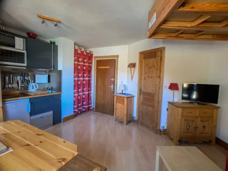 Studio 22m² Val Claret, balcon, animaux acceptés