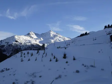 Apt 6 pers Méribel Mottaret, balcon pistes, casier skis : photo 10