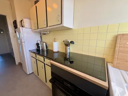 Appartement 1 chambre avec balcon face mer, 50m plage : photo 6