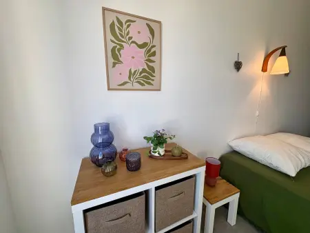 Appartement 1 chambre avec balcon face mer, 50m plage : photo 8