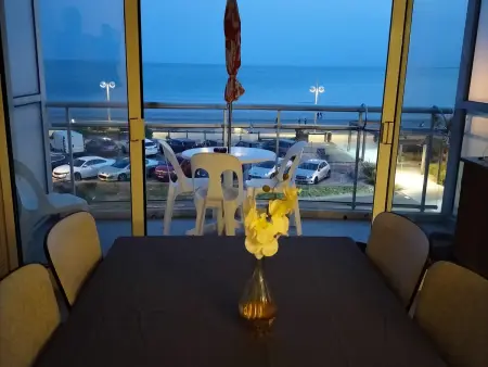 Appartement 1 chambre avec balcon face mer, 50m plage : photo 15