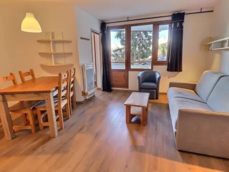 Location appartement à La Tania, 2 pièces confortables, skis aux pieds, 4 personnes