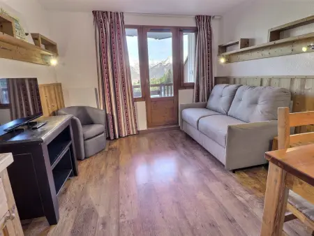 Location appartement à La Tania, Confortable 2 Pièces, Skis aux Pieds, 2 Ch, 4 Pers, Non-Fumeur