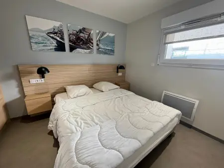Appart 56m² face mer, piscine chauffée et accès direct plage : photo 3