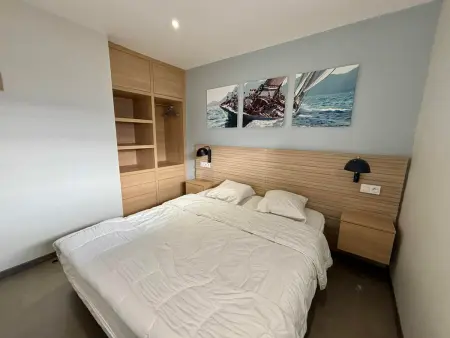 Appart 56m² face mer, piscine chauffée et accès direct plage : photo 4