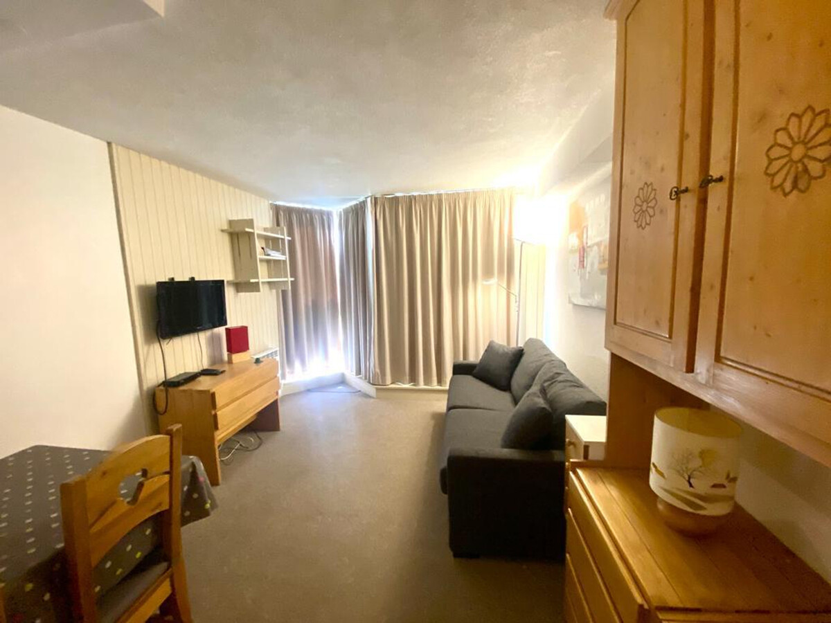Studio 25 m² balcon sud/est avec vue montagne à Tignes - Photo 2