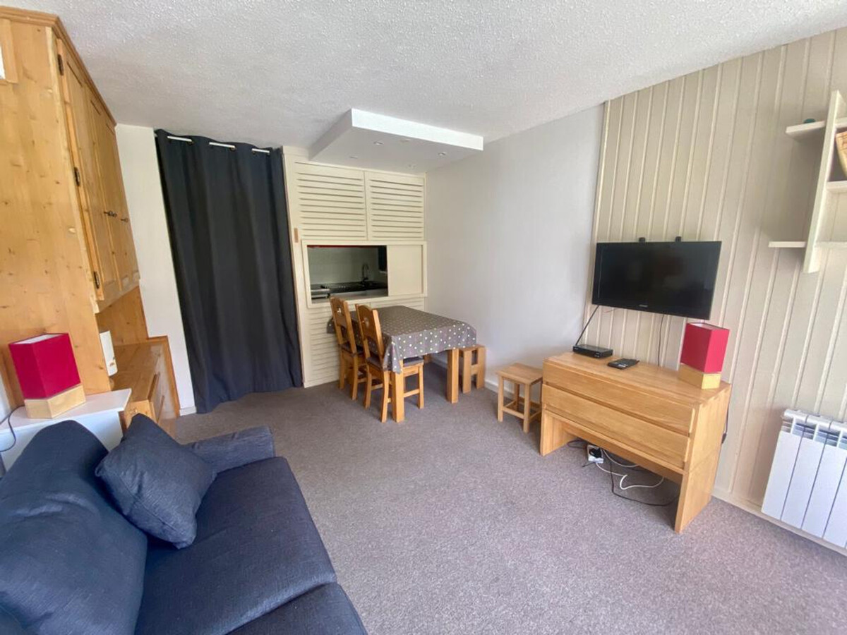 Studio 25 m² balcon sud/est avec vue montagne à Tignes - Photo 4