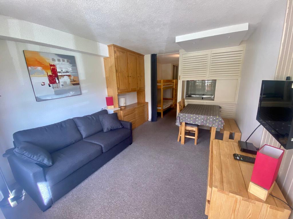 Studio 25 m² balcon sud/est avec vue montagne à Tignes - Photo 5