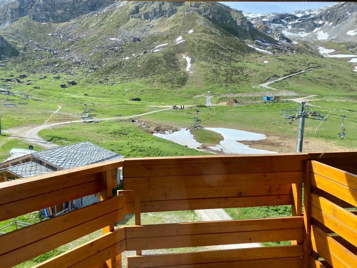 Studio 25 m² balcon sud/est avec vue montagne à Tignes - Photo 12