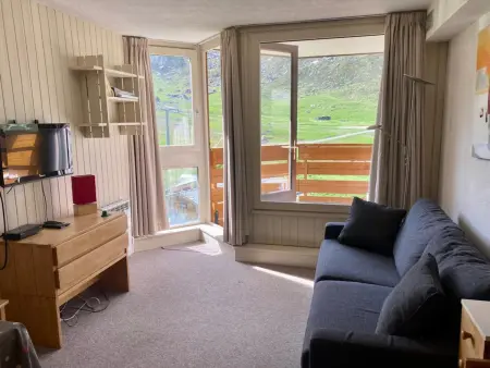 Location appartement à Tignes, Studio de 25 m² avec balcon à Tignes