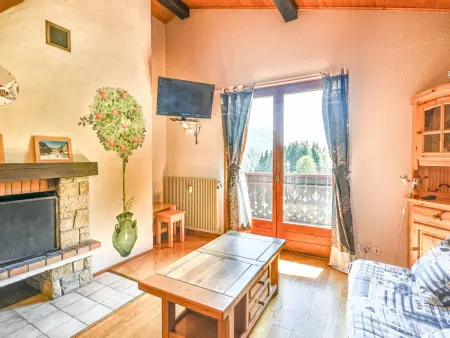 T3 40m² calme avec balcon sud-ouest aux Gets : photo 4