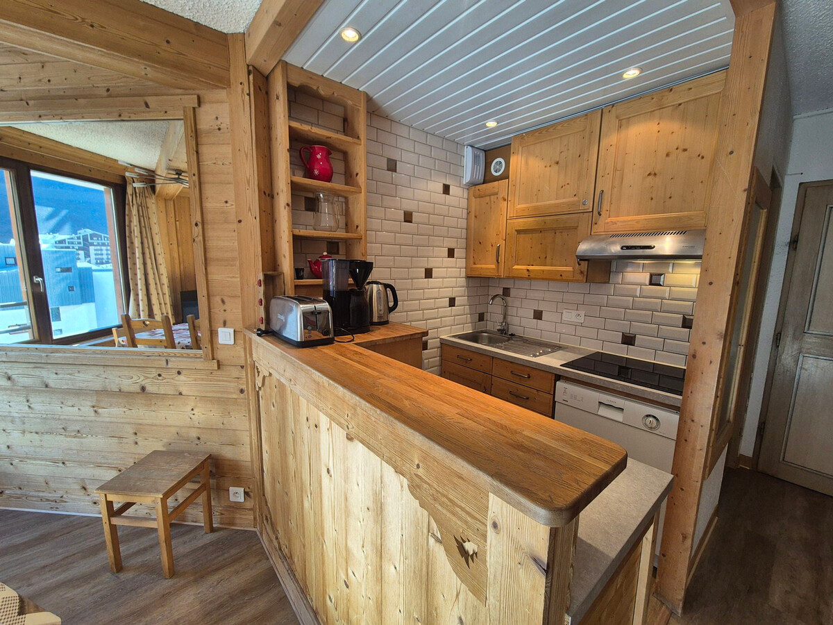 Appartement 3P 8 pers., balcon sud à Tignes, 4e étage - Photo 7