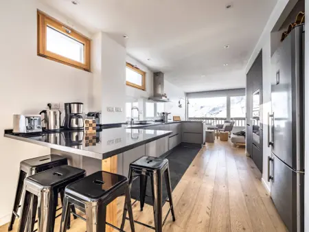 Location appartement à Tignes, Appartement rénové, skis aux pieds, 10 pers., balcon