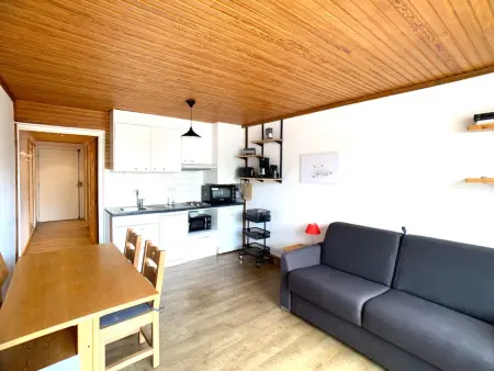 Location appartement à Tignes, Studio cabine rénové avec balcon - Animaux acceptés