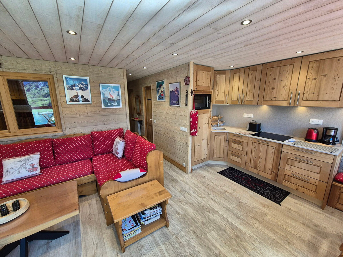 Appartement 2 pièces Tignes, balcon vue lac, 4 personnes - Photo 9