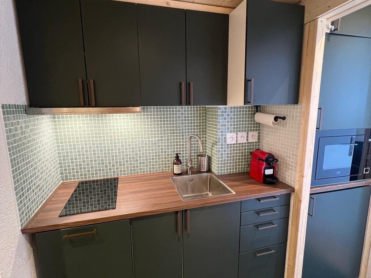 Studio 25m² rénové Tignes, 4 personnes, balcon - Photo 2