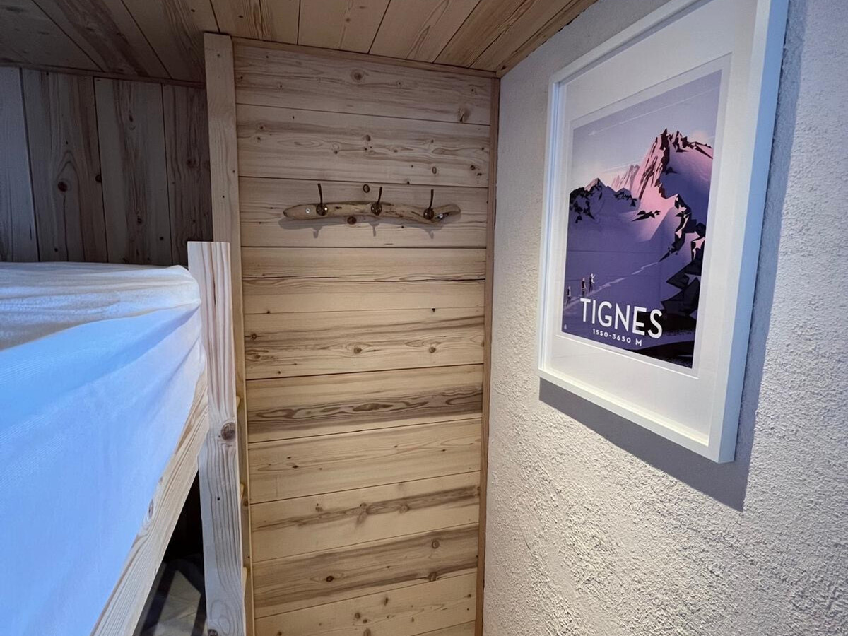 Studio 25m² rénové Tignes, 4 personnes, balcon - Photo 7