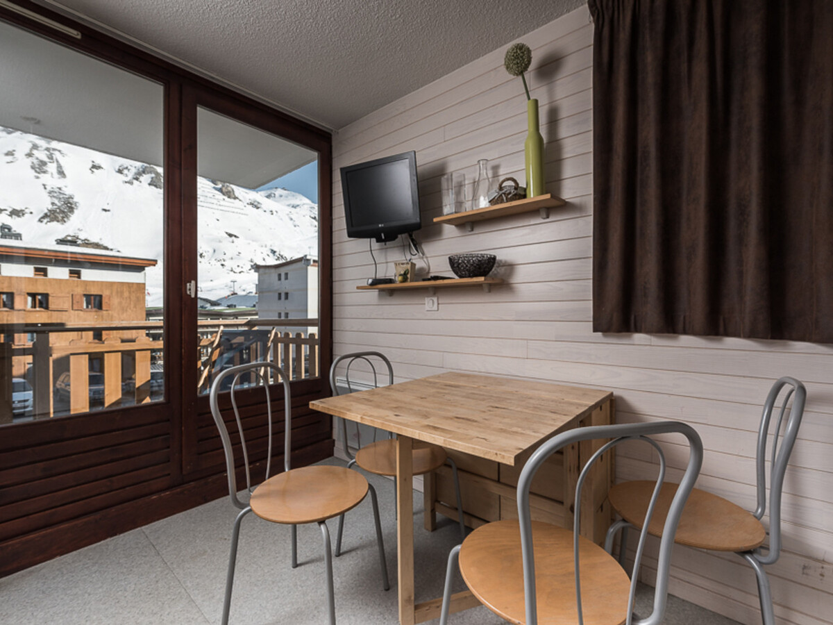 Studio cabine 4 pers avec balcon à Tignes - Photo 2