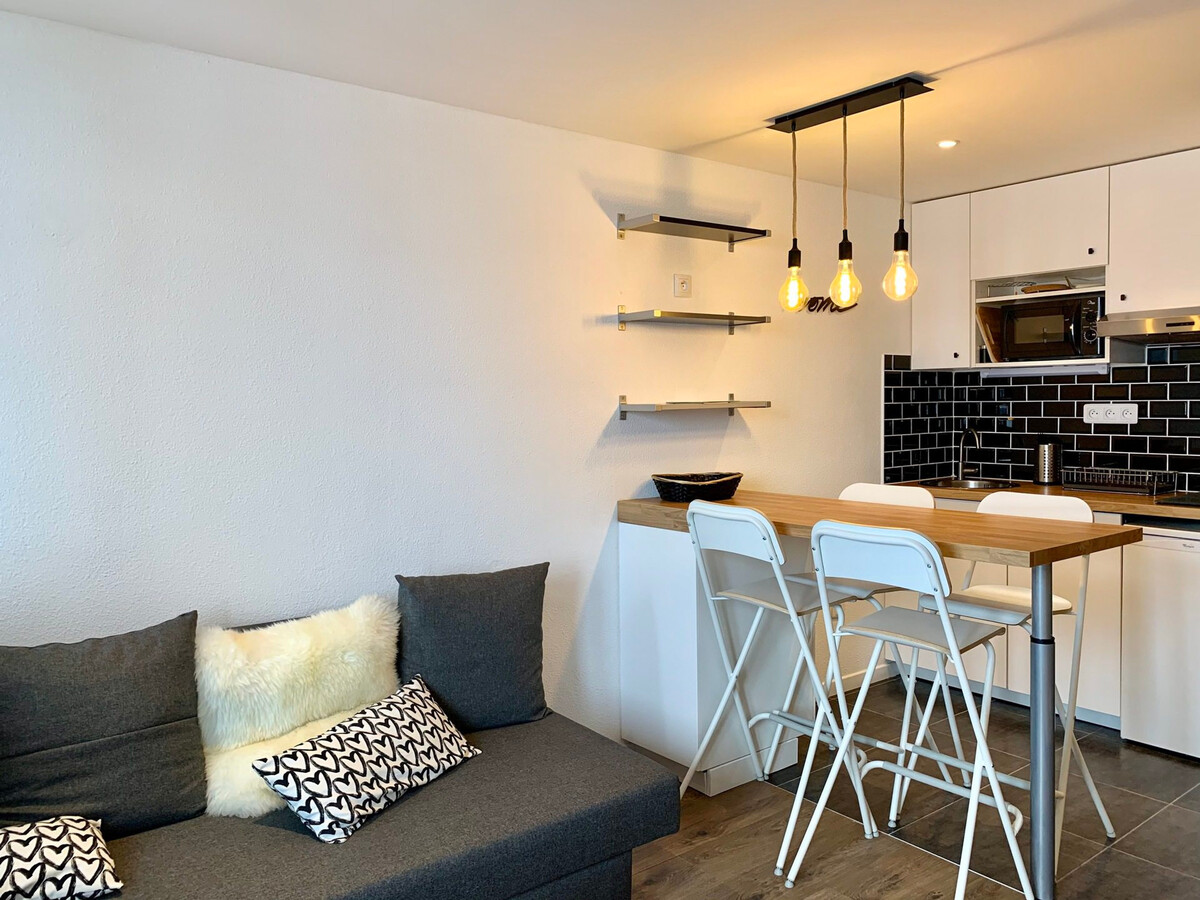 Studio rénové 22m² avec balcon, au pied des pistes à Tignes - Photo 1