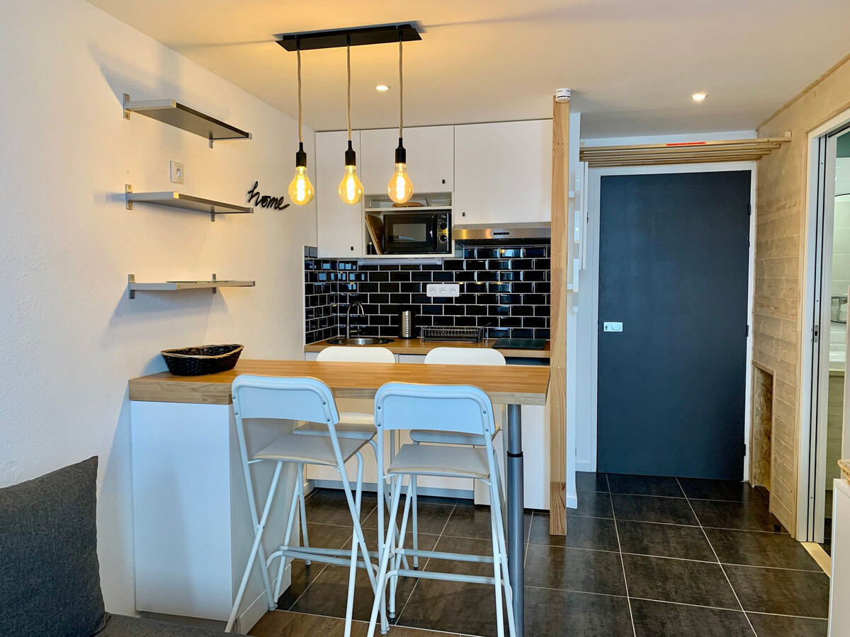 Studio rénové 22m² avec balcon, au pied des pistes à Tignes - Photo 3