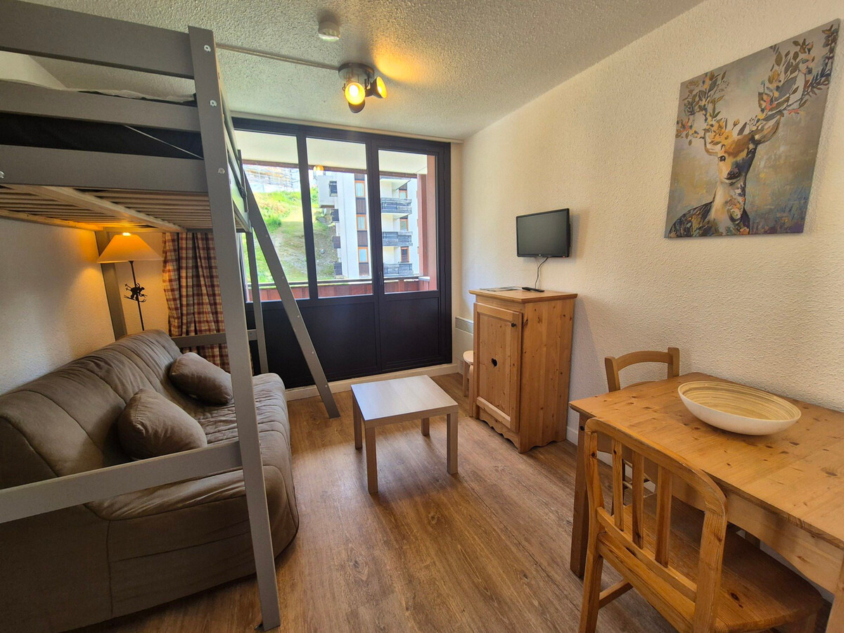 Studio 15m² ski aux pieds, balcon, 3 personnes à Tignes - Photo 1