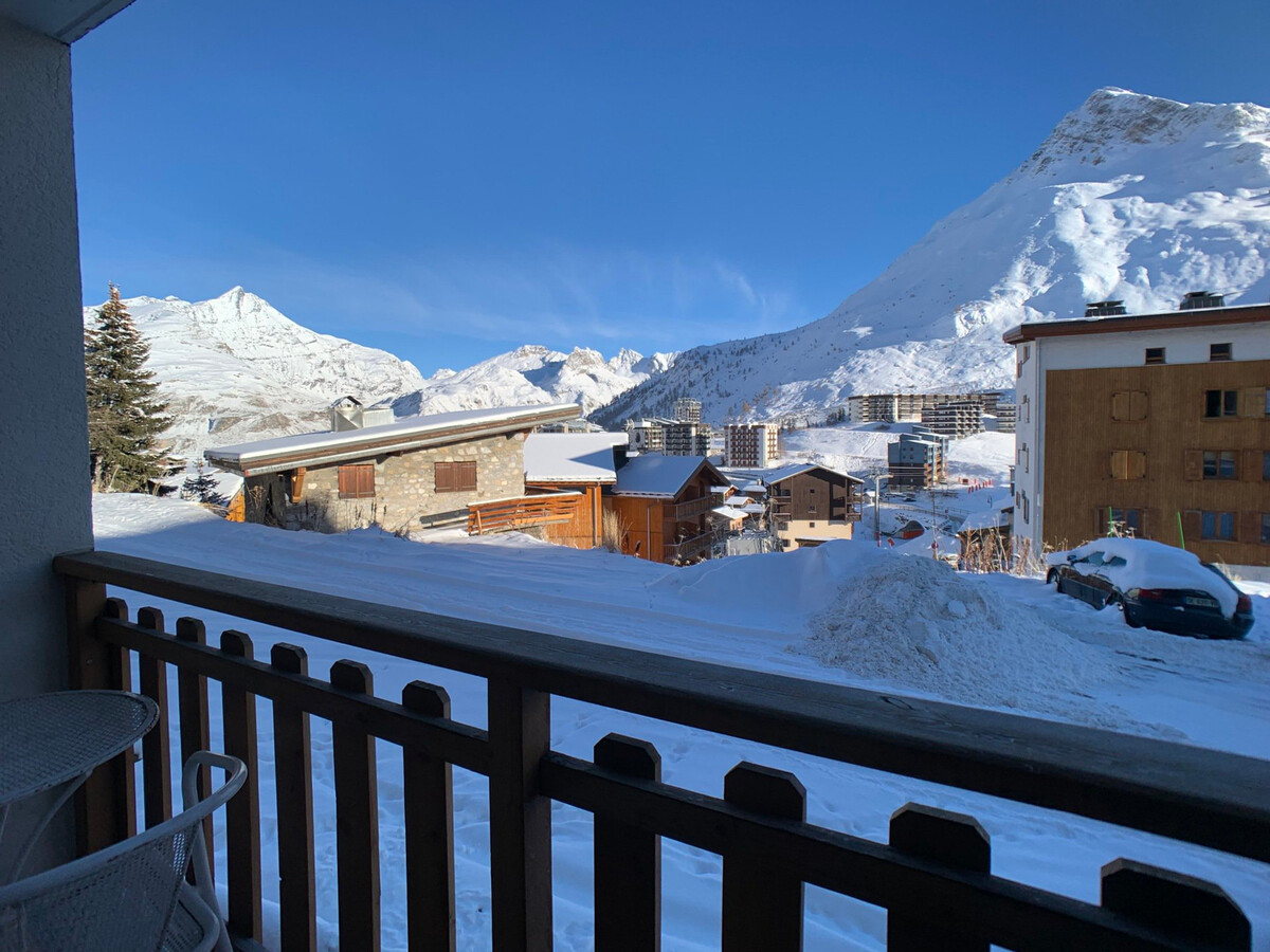 Studio cabine 4 pers. à Tignes Le Lac, balcon et casier skis - Photo 4