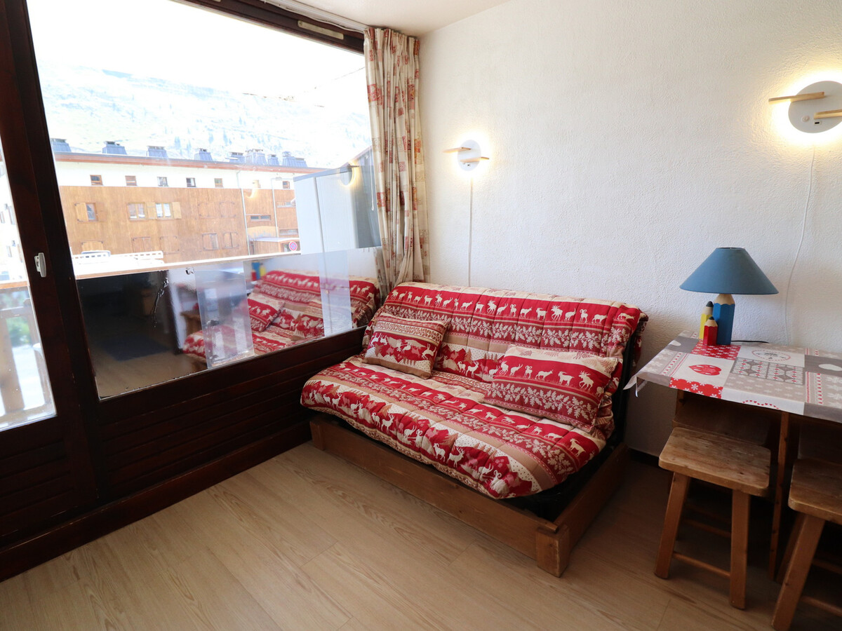 Studio cabine 4 pers. à Tignes Le Lac, balcon et casier skis - Photo 5
