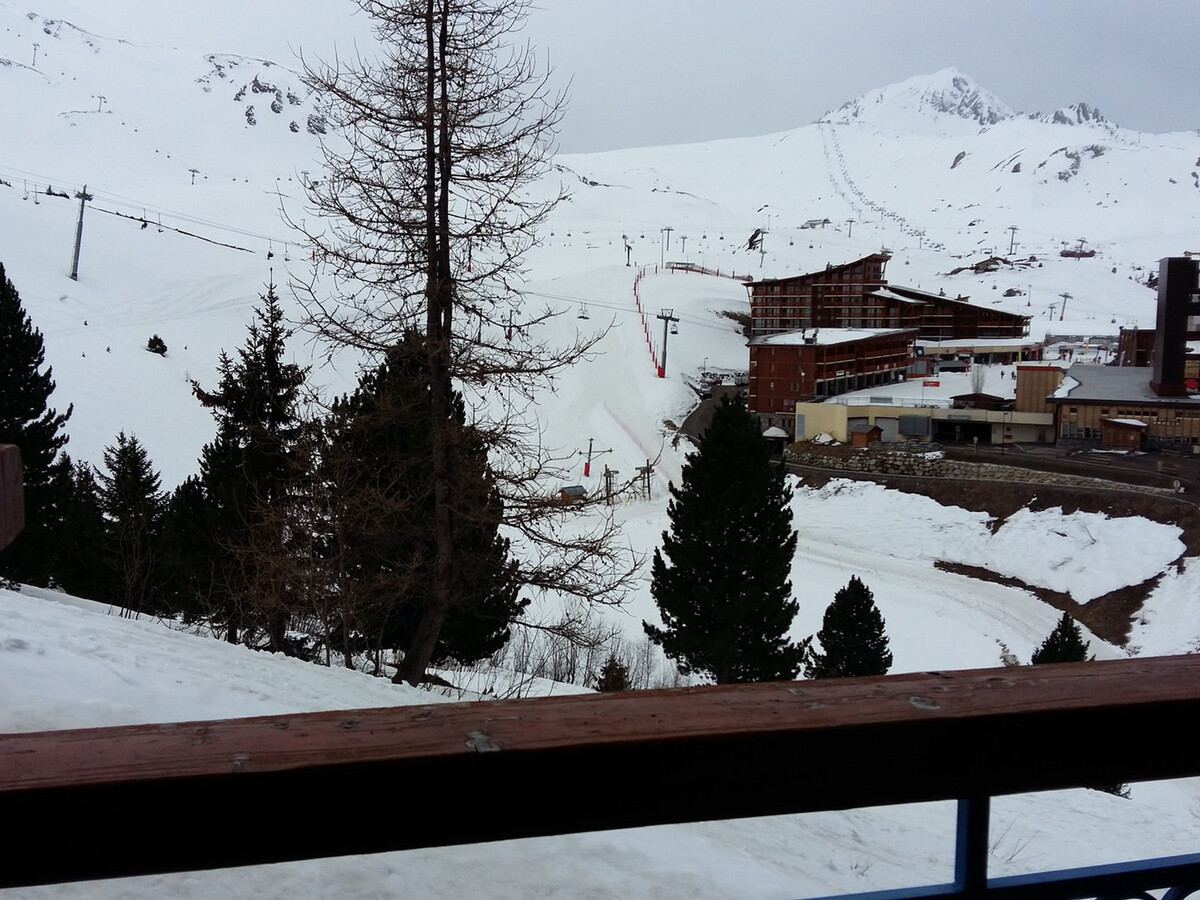 Studio 5 pers. aux Arcs 2000, balcon Sud avec vue pistes - Photo 7