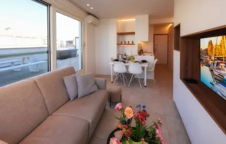 Appartement vue mer avec terrasse sur le toit à Ostende : photo 10