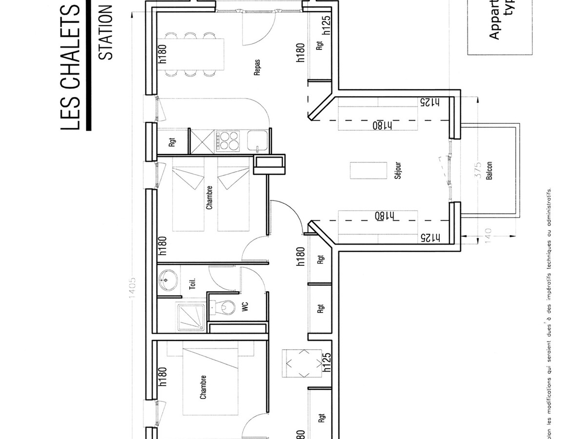 Appartement 8 pers. Valloire, 3 chambres et canapé gigogne - Photo 13