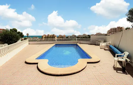 Appartement 3 chambres vue mer, terrasse et piscine à La Mata : photo 10