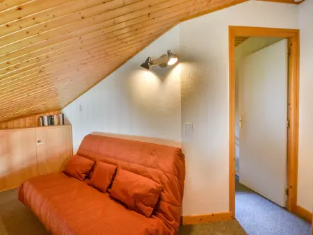 T2 duplex 5 pers aux Gets, balcon sud-est, parking : photo 9